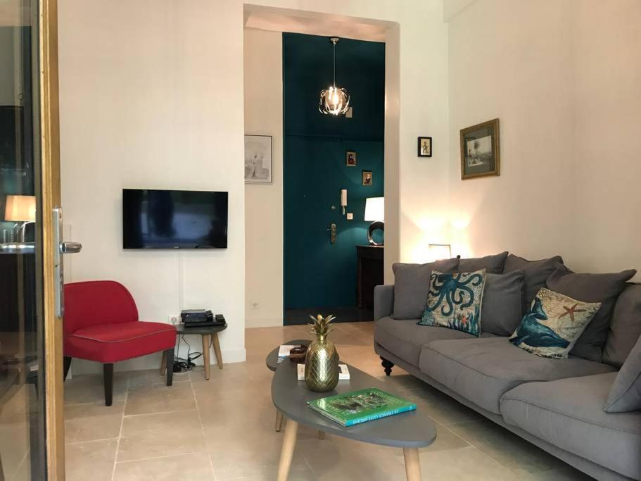 Homelivia, Luxueux Appartement Avec Jardin Prive Nice Buitenkant foto