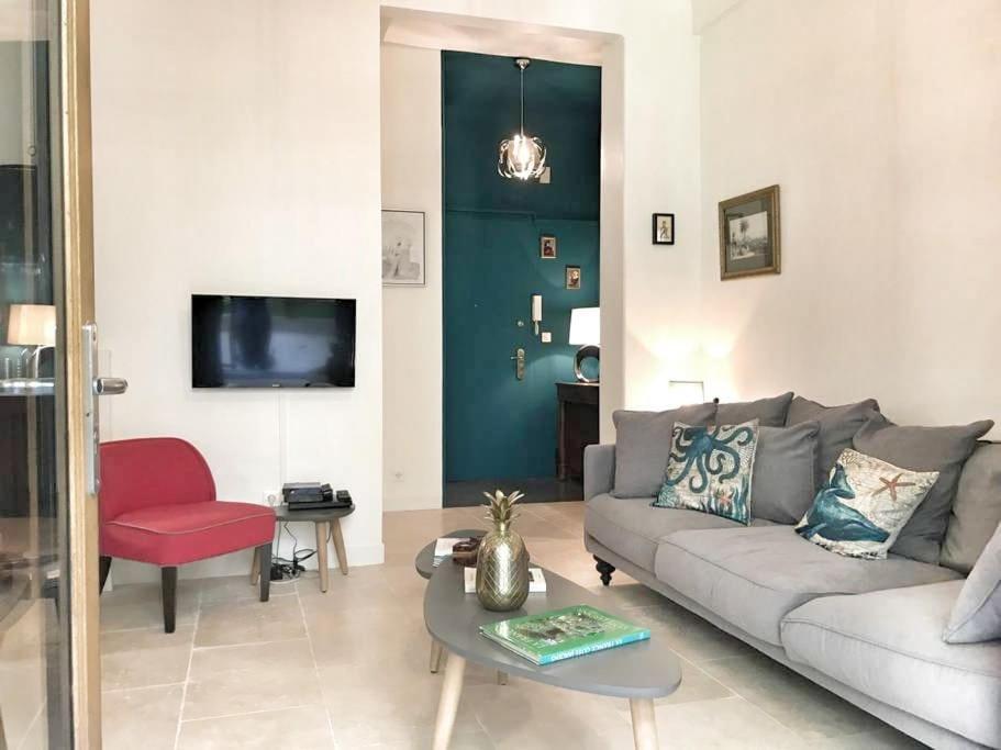 Homelivia, Luxueux Appartement Avec Jardin Prive Nice Buitenkant foto