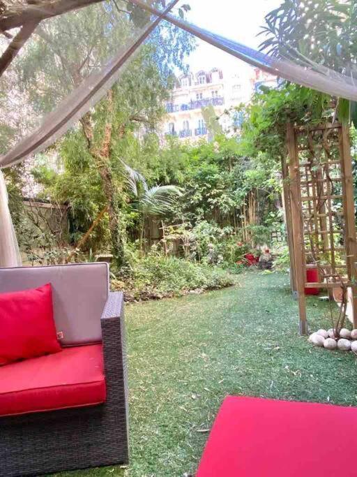 Homelivia, Luxueux Appartement Avec Jardin Prive Nice Buitenkant foto